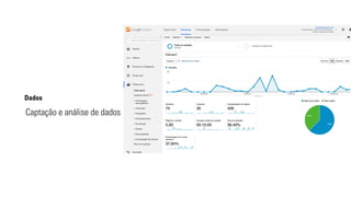 Dados 
Captação e análise de dados 
 