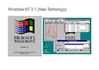 WindowsNT3.1 (New Technology)
 