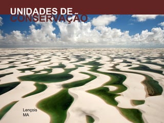 UNIDADES DE
CONSERVAÇÃO
A
Lençois
MA
 