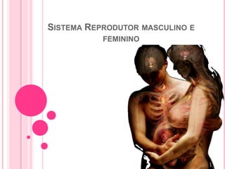 SISTEMA REPRODUTOR MASCULINO E
FEMININO
 