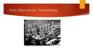 Foto tribunal de Nuremberg
 