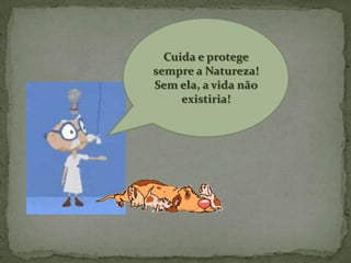 Cuida e protege
sempre a Natureza!
Sem ela, a vida não
existiria!
 