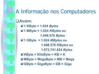 Aula sobre bite e byte | PDF