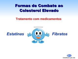 Formas de Combate ao Colesterol Elevado Estatinas  Fibratos Tratamento com medicamentos 