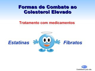 Formas de Combate ao Colesterol Elevado Estatinas  Fibratos Tratamento com medicamentos 