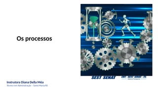 Instrutora Diana Della Méa
Técnico em Administração – Santa Maria/RS
Os processos
 