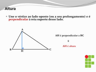 Relacionando lados e ângulosA trigonometria tem sua origem na necessidade de relacionar lados e ângulos de um triângulo.B a hipotenusa BC = a