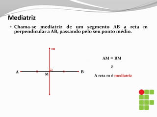 Relacionando lados e ângulosBaa2 = b2 + c2c⍺CAbcateto oposto a ⍺ctg ⍺ ==bcateto adjacente a ⍺ os números sen⍺,cos⍺etg⍺são chamadas de 	razões trigonométricas do ângulo ⍺. ExemplosO triângulo ABC da figura é retângulo em A. Obter as razões trigonométricas do ângulo B.ATeorema de Pitágoras1612BC2 = AB2 + AC2CBx2 = 162 + 12220x2 = 256 + 144x2 = 400x= 20