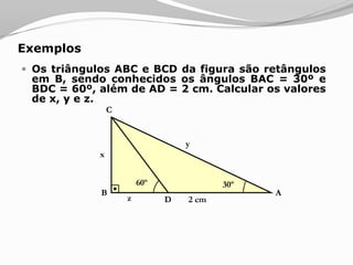 Aula sobre triângulos