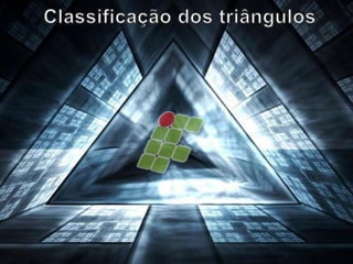 Quanto à medida de seus ladosTriângulo escalenoBacCAbAs medidas dos três lados são diferentes (a ≠ b, b ≠ c e a ≠ c)  As medidas dos três ângulo são diferentes A ≠ B ≠ C. Quanto à medida de seus ladosTriângulo isóscelesAxxBCPelo menos dois de seus lados são iguais (AB = AC = x). o lado BC não-congruente aos outros, é chamado de base. 