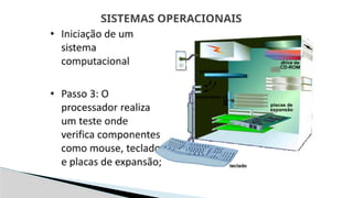 SISTEMAS OPERACIONAIS
 