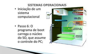 SISTEMAS OPERACIONAIS
 