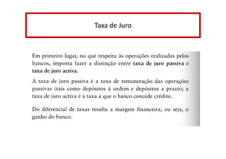 Taxa de Juro

 
