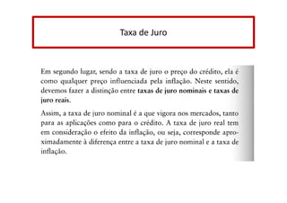 Taxa de Juro

 