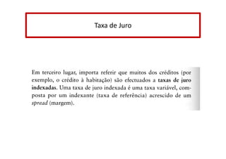 Taxa de Juro

 