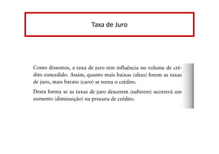 Taxa de Juro

 