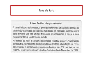 Taxa de Juro

 