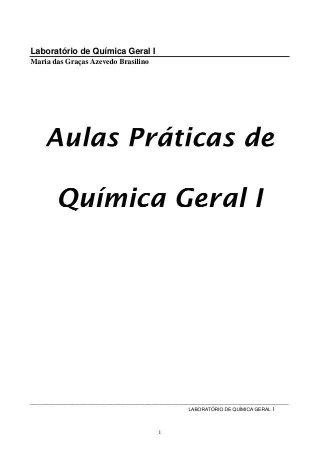 Praticas de laboratorio quimica