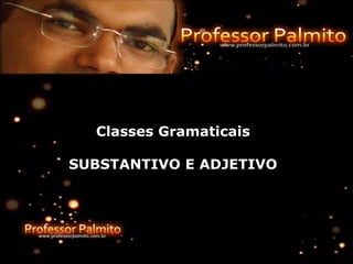 Classes Gramaticais
SUBSTANTIVO E ADJETIVO
 