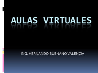 AULAS VIRTUALES ING. HERNANDO BUENAÑO VALENCIA 