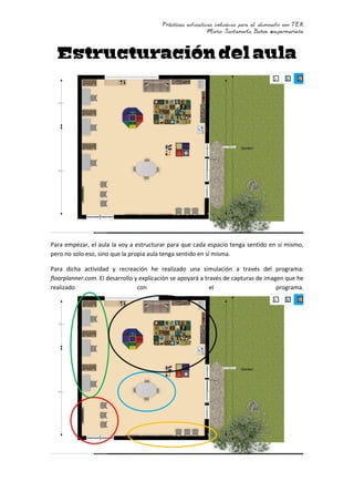 Prácticas educativas inclusivas para el alumnado con TEA.
Mario Santamaría Baños @supermariete
Estructuración del aula
Par...