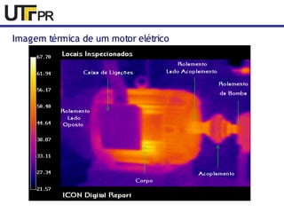 Imagem térmica de um motor elétrico 
 