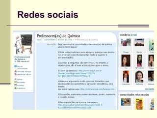 Redes sociais 