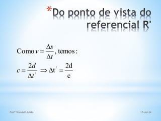 17-Jul-24
Profº Wendell Julião
*
c
2d
t
2
:
temos
,
Como
/
/








t
d
c
t
s
v
 