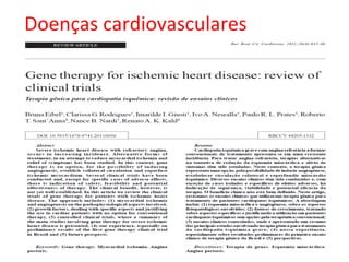 Doenças cardiovasculares
 