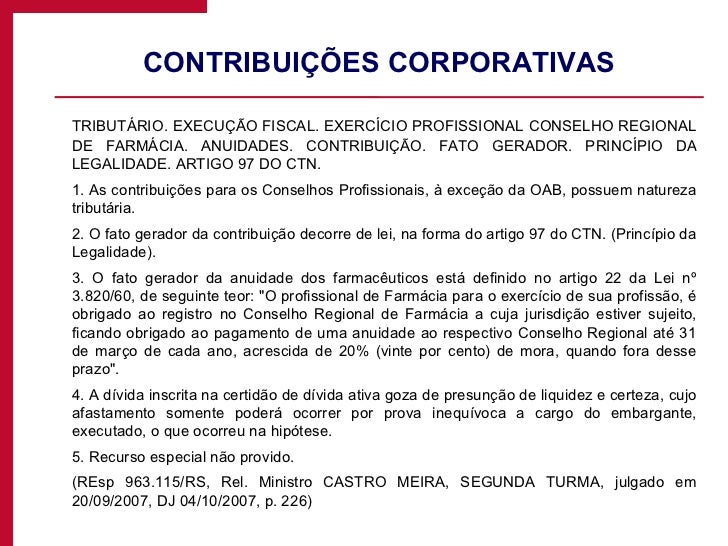 Artigo 97 ctn