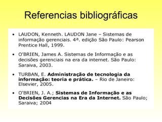 Referencias bibliográficas 