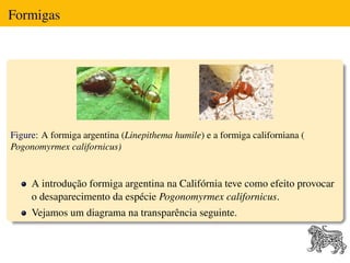 Formigas




Figure: A formiga argentina (Linepithema humile) e a formiga californiana (
Pogonomyrmex californicus)


    ...