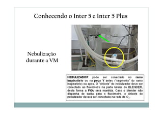 Nebulização
durante a VM
Conhecendo o Inter 5 e Inter 5 Plus
 