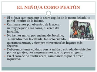 guia infantil de educación vial