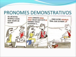 PRONOMES DEMONSTRATIVOS
 