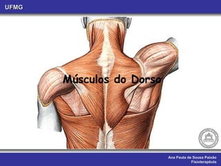 Ana Paula de Sousa Paixão Fisioterapêuta UFMG Músculos do Dorso 
