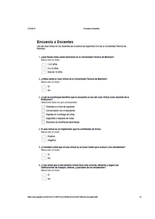 Uso del aula virtual institucional.