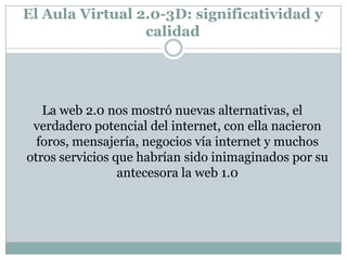 Aula Virtual 2d 3d | PPTX