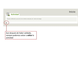 Podemos configurar el árbol de contenidos, con tres niveles de profundidad (página, subpágina y sub-subpágina).Repertorio de herramientas de edición. 