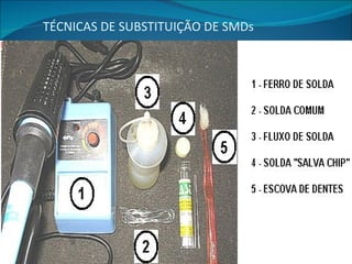 TÉCNICAS DE SUBSTITUIÇÃO DE SMDs 