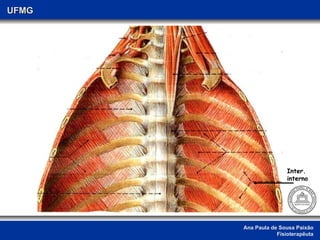 Ana Paula de Sousa Paixão Fisioterapêuta UFMG Inter. interno 