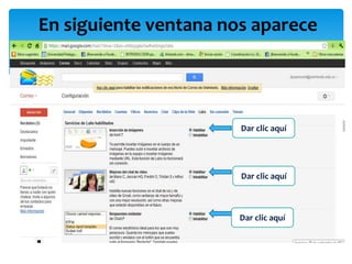 En siguiente ventana nos aparece




                       Dar clic aquí




                       Dar clic aquí



                       Dar clic aquí
 