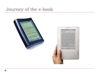 Journey of the e-book
 