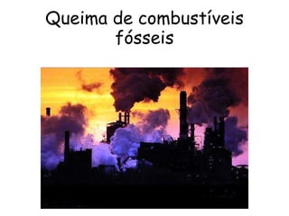 Queima de combustíveis fósseis 