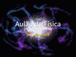 Aulão de Física Prof. Adriel Lima 