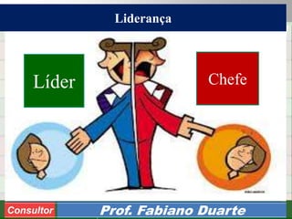 Consultoria de Planejamento - CPLAN
Secretaria de Estado da Administração - SEA
Consultor
Adm. Fabiano DuarteConsultor Prof. Fabiano Duarte
Liderança
Líder Chefe
 