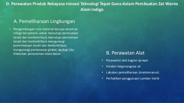Rekayasa dan kewirausahaan inovasi teknologi tepat guna