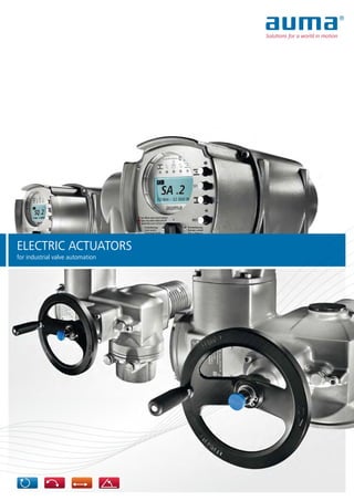 ELECTRIC ACTUATORS
for industrial valve automation
 