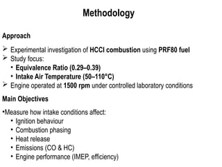 Impact of Intake Conditions on HCCI Engine Combustion Using PRF80 Fuel ...