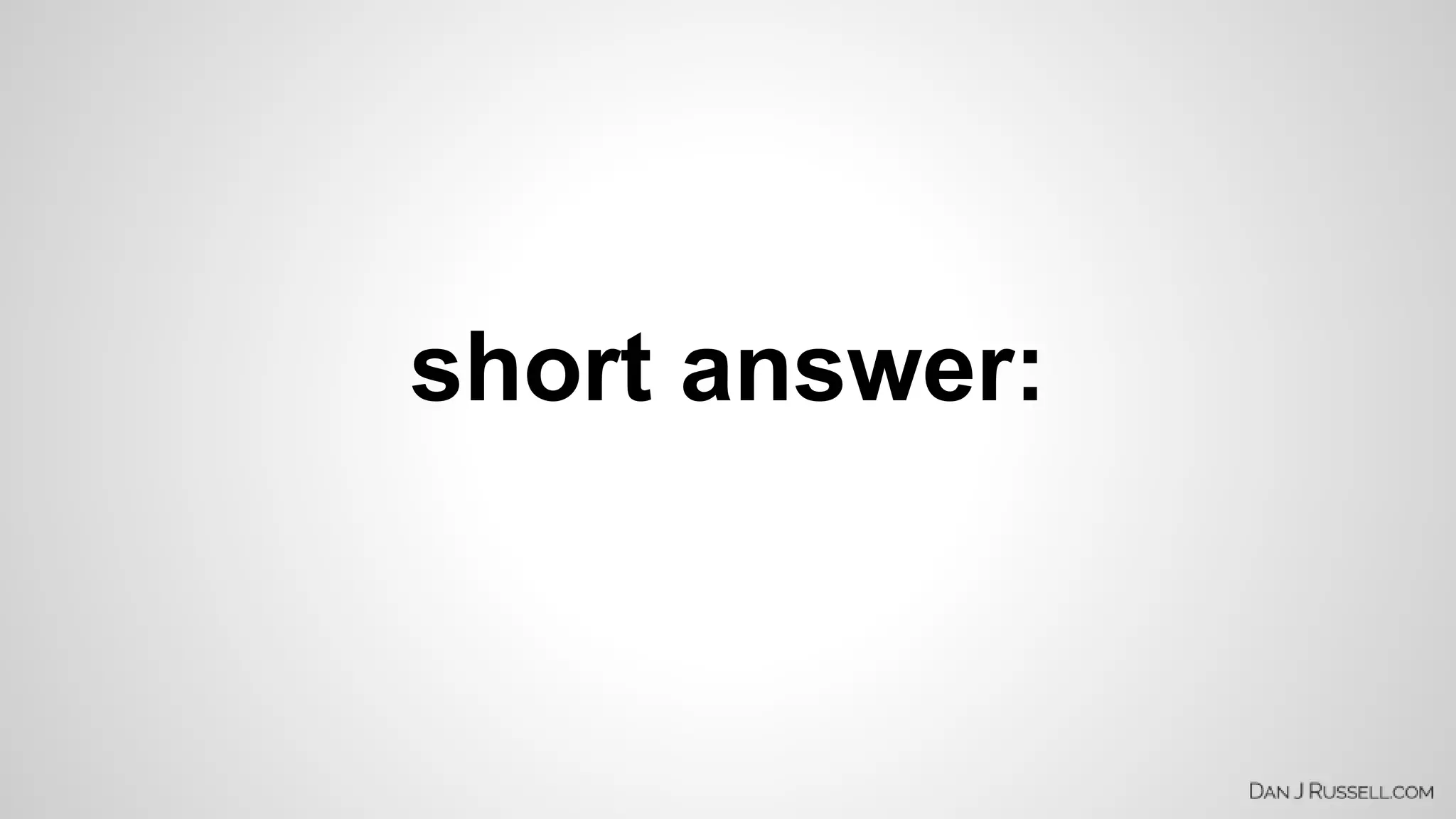 short answer: 
 